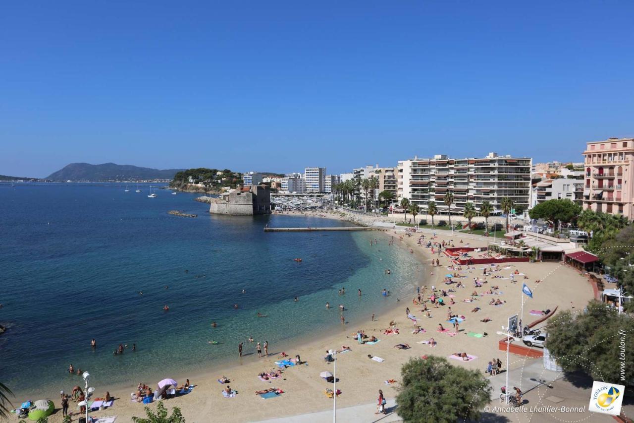 Bel Appartement T3 Mourillon A 5 Min Des Plages - Vue Mer 툴롱 외부 사진